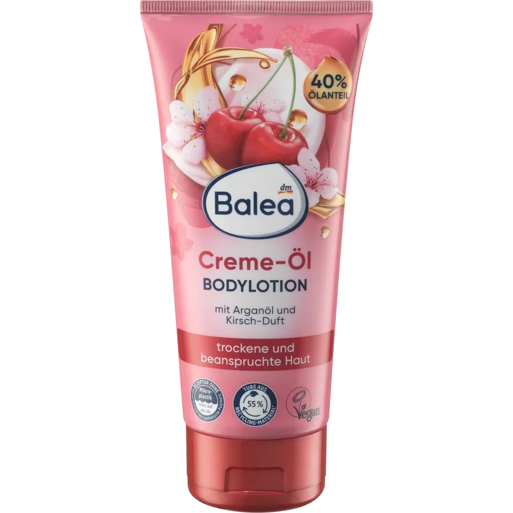 Balea Crème Oil Body Lotion Cerise, 200 ml