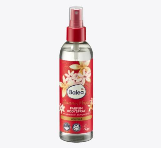 Balea Spray corporel parfumé Moment glamour, 200 ml